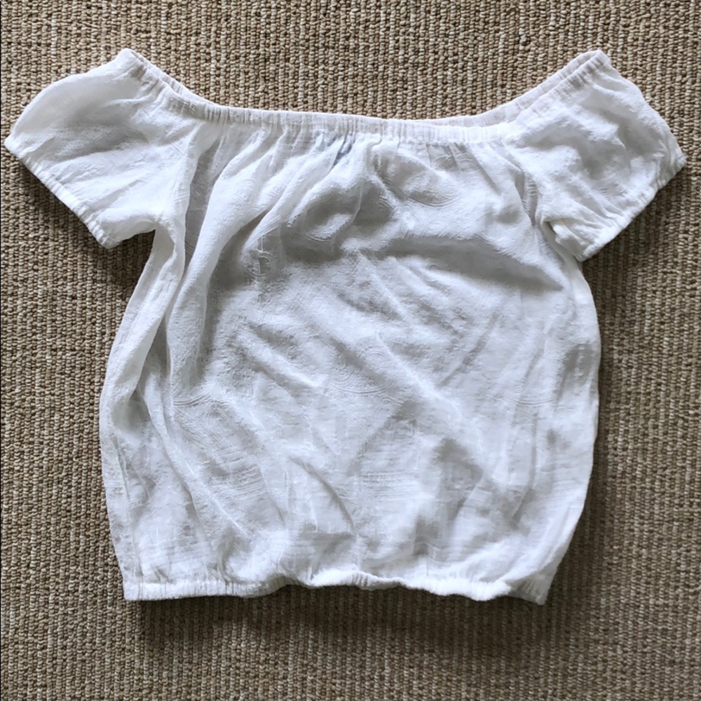 Bebe off the shoulder top